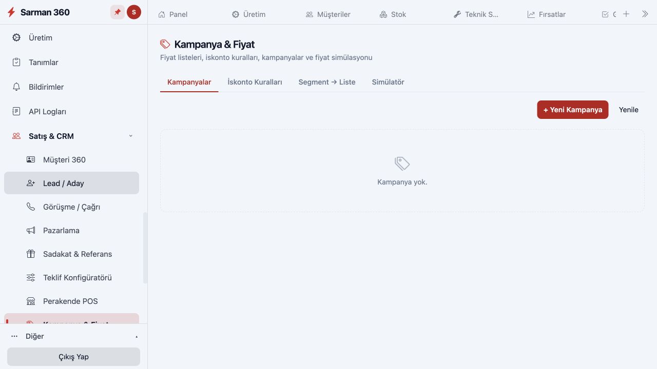 Perakende Zincirleri — Kampanya & Fiyat